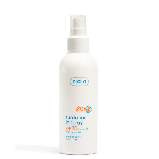 sun care - ziaja - sun protection - cosmetics - Sun lotion in spray spf30 170ml COSMETICS